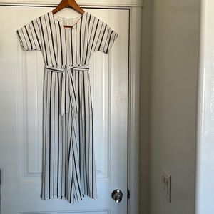 Precious Wide Leg  pin striped Romper